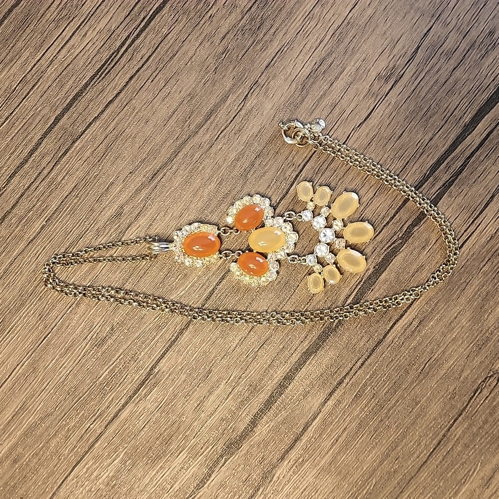 J Crew long statement necklace